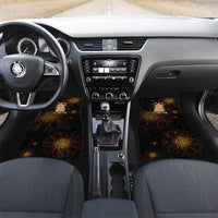 Black History Month Black African American Teachers Car Mats Afrocentric Floral Art with Motivational Typography