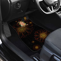 Black History Month Black African American Teachers Car Mats Afrocentric Floral Art with Motivational Typography
