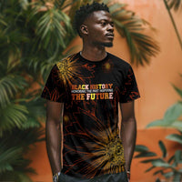 Black History Month Black African American Teachers T shirt Afrocentric Floral Art with Motivational Typography