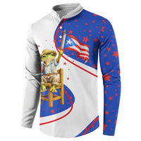 Puerto Rico Coquí Frog Football Fan Button Sweatshirt Whimsical Cartoon Style with Patriotic Elements