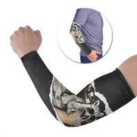 Cool Raccoon Drinking Iced Coffee Arm Sleeves Funny Animal Meme Urban Night Photography