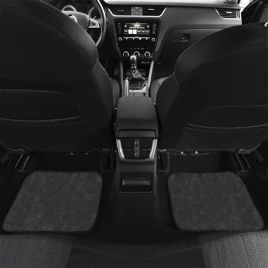 Cool Raccoon Drinking Iced Coffee Car Mats Funny Animal Meme Urban Night Photography