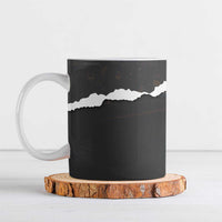 Cool Raccoon Drinking Iced Coffee Ceramic Mug Funny Animal Meme Urban Night Photography