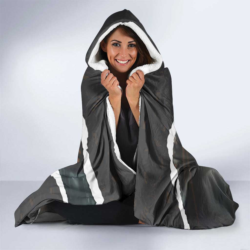 Cool Raccoon Drinking Iced Coffee Hooded Blanket Funny Animal Meme Urban Night Photography