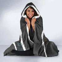 Cool Raccoon Drinking Iced Coffee Hooded Blanket Funny Animal Meme Urban Night Photography