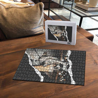 Cool Raccoon Drinking Iced Coffee Puzzle Funny Animal Meme Urban Night Photography