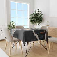 Cool Raccoon Drinking Iced Coffee Tablecloth Funny Animal Meme Urban Night Photography