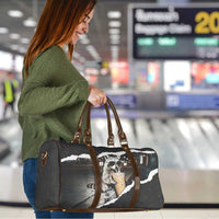 Cool Raccoon Drinking Iced Coffee Travel Bag Funny Animal Meme Urban Night Photography