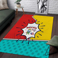 Benito Bowl Puerto Rican Frog Area Rug Playful Pop‑Culture Game Day