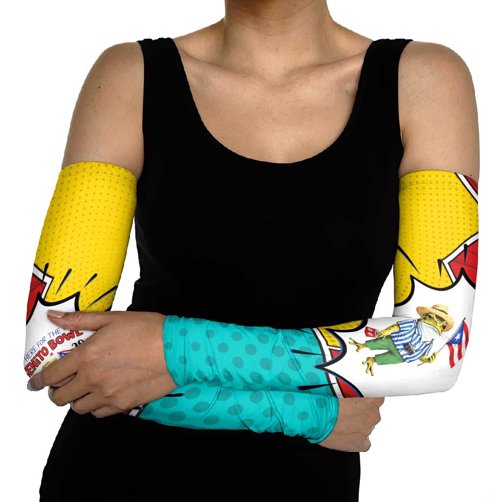 Benito Bowl Puerto Rican Frog Arm Sleeves Playful Pop‑Culture Game Day