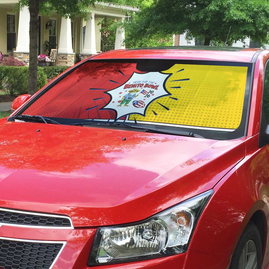 Benito Bowl Puerto Rican Frog Auto Sun Shade Playful Pop‑Culture Game Day