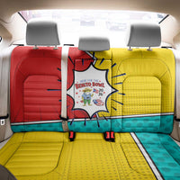 Benito Bowl Puerto Rican Frog Back Car Seat Cover Playful Pop‑Culture Game Day
