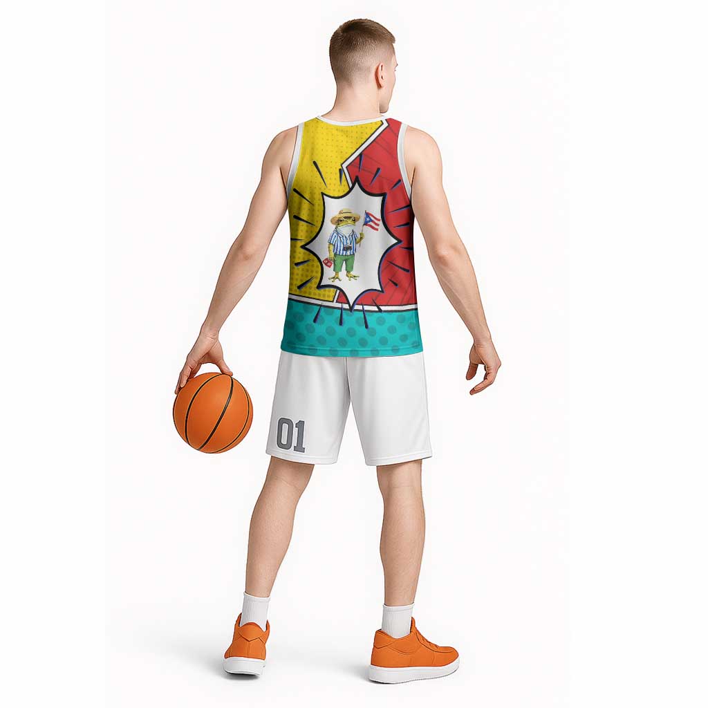 Benito Bowl Puerto Rican Frog Basketball Jersey Playful Pop‑Culture Game Day