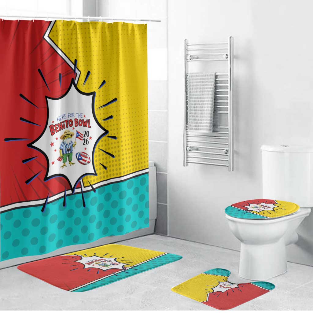 Benito Bowl Puerto Rican Frog Bathroom Set Playful Pop‑Culture Game Day