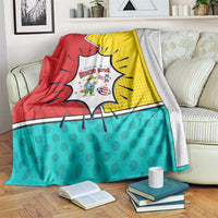 Benito Bowl Puerto Rican Frog Blanket Playful Pop‑Culture Game Day