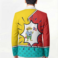 Benito Bowl Puerto Rican Frog Blazer Playful Pop‑Culture Game Day