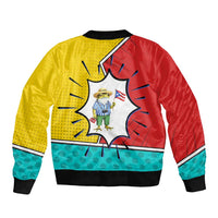 Benito Bowl Puerto Rican Frog Bomber Jacket Playful Pop‑Culture Game Day
