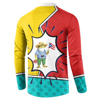 Benito Bowl Puerto Rican Frog Button Sweatshirt Playful Pop‑Culture Game Day