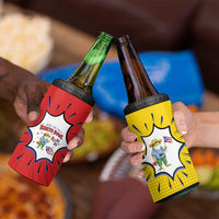 Benito Bowl Puerto Rican Frog 4 in 1 Can Cooler Tumbler Playful Pop‑Culture Game Day