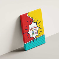 Benito Bowl Puerto Rican Frog Canvas Wall Art Playful Pop‑Culture Game Day