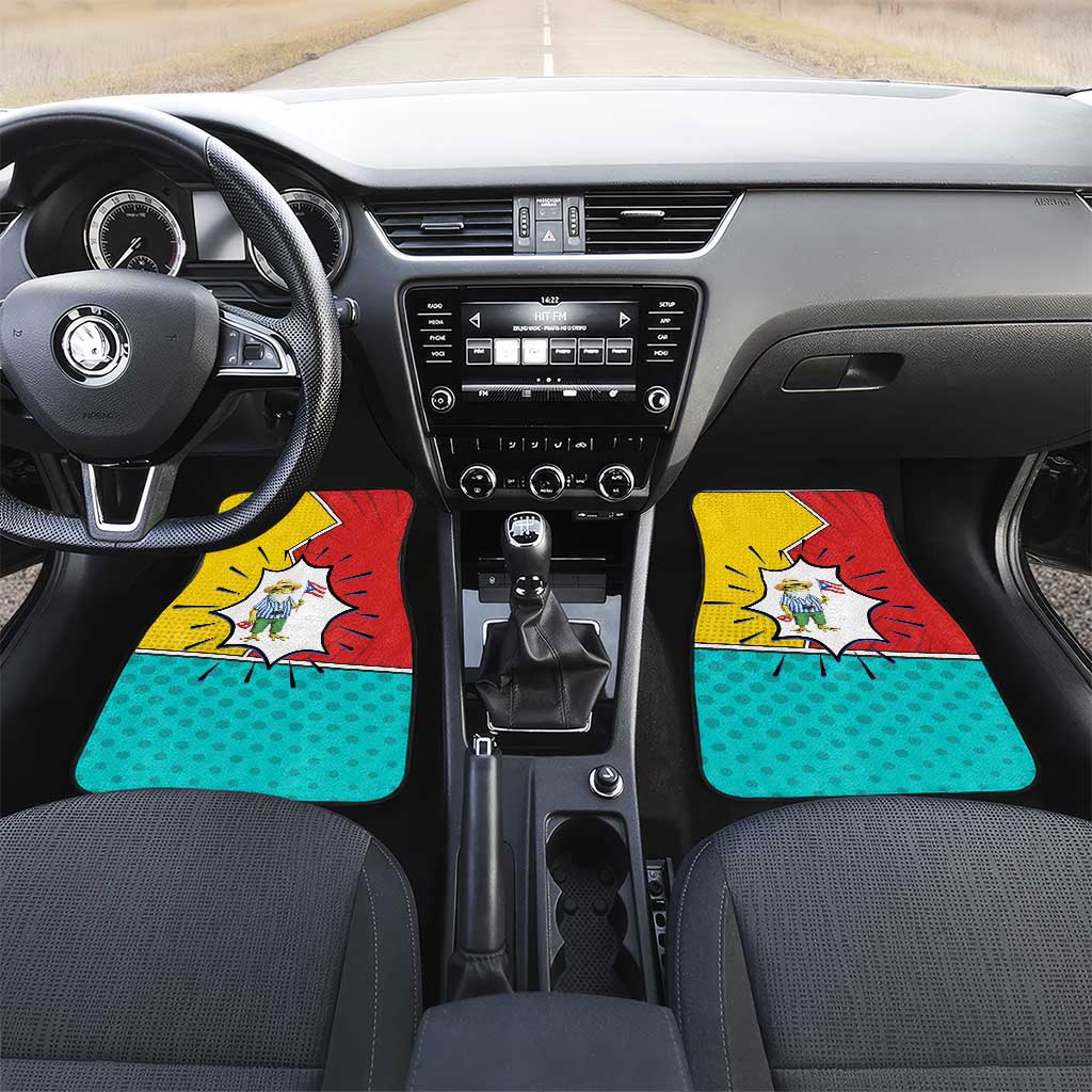 Benito Bowl Puerto Rican Frog Car Mats Playful Pop‑Culture Game Day