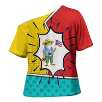 Benito Bowl Puerto Rican Frog Cross Shoulder Shirt Playful Pop‑Culture Game Day