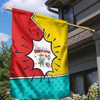 Benito Bowl Puerto Rican Frog Garden Flag Playful Pop‑Culture Game Day