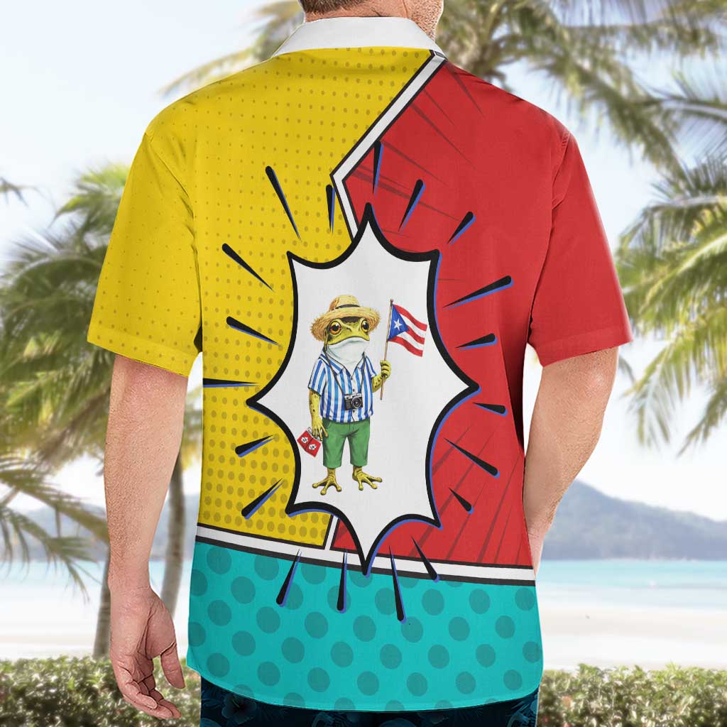 Benito Bowl Puerto Rican Frog Hawaiian Shirt Playful Pop‑Culture Game Day