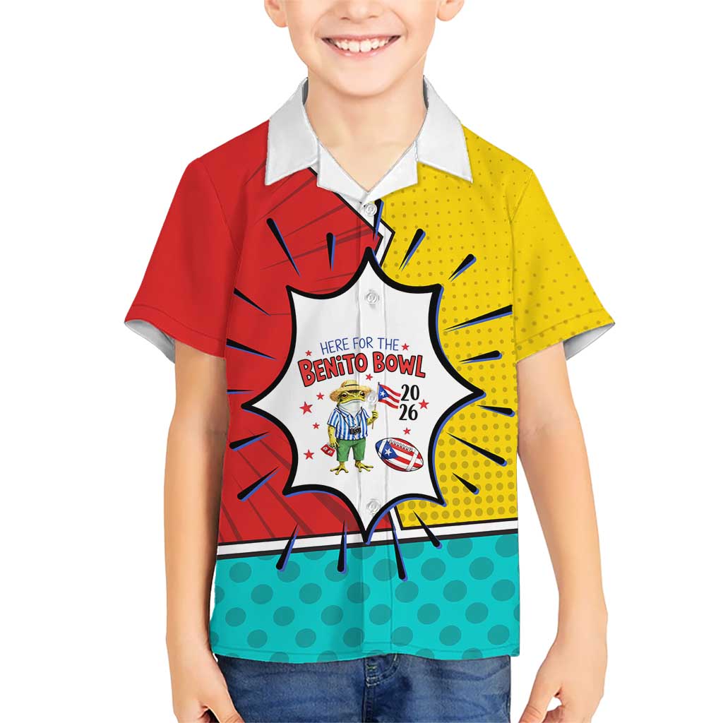Benito Bowl Puerto Rican Frog Hawaiian Shirt Playful Pop‑Culture Game Day