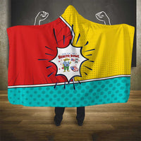 Benito Bowl Puerto Rican Frog Hooded Blanket Playful Pop‑Culture Game Day