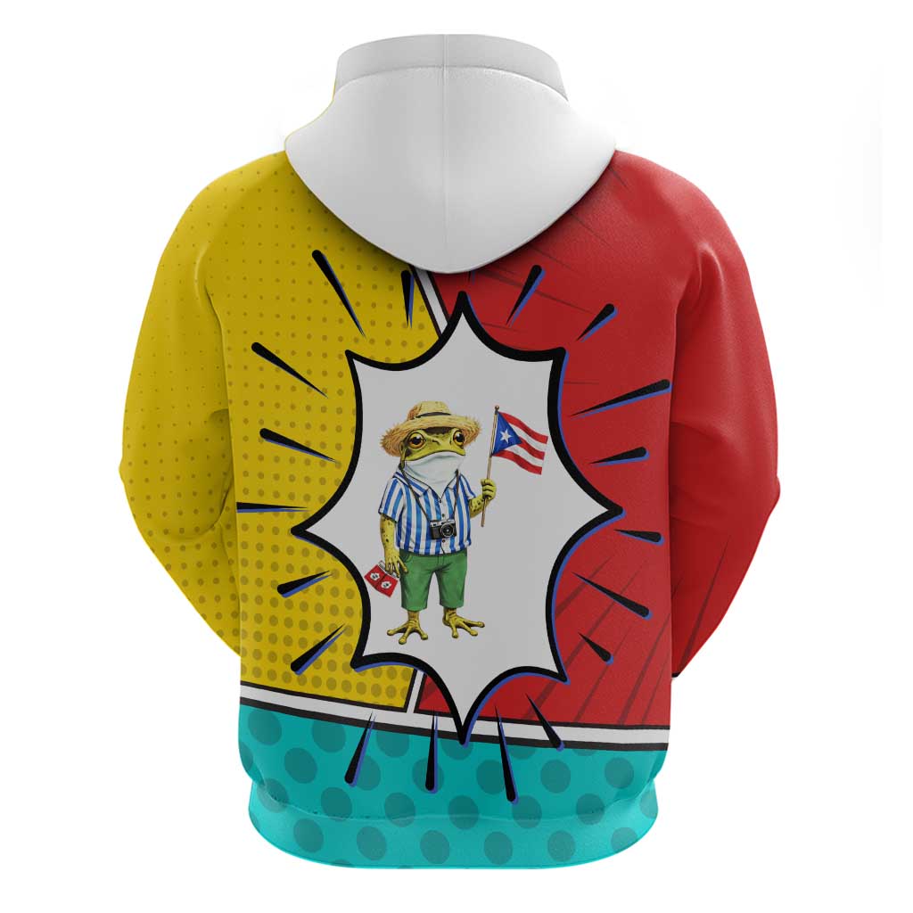 Benito Bowl Puerto Rican Frog Hoodie Playful Pop‑Culture Game Day