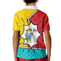 Benito Bowl Puerto Rican Frog Kid Polo Shirt Playful Pop‑Culture Game Day