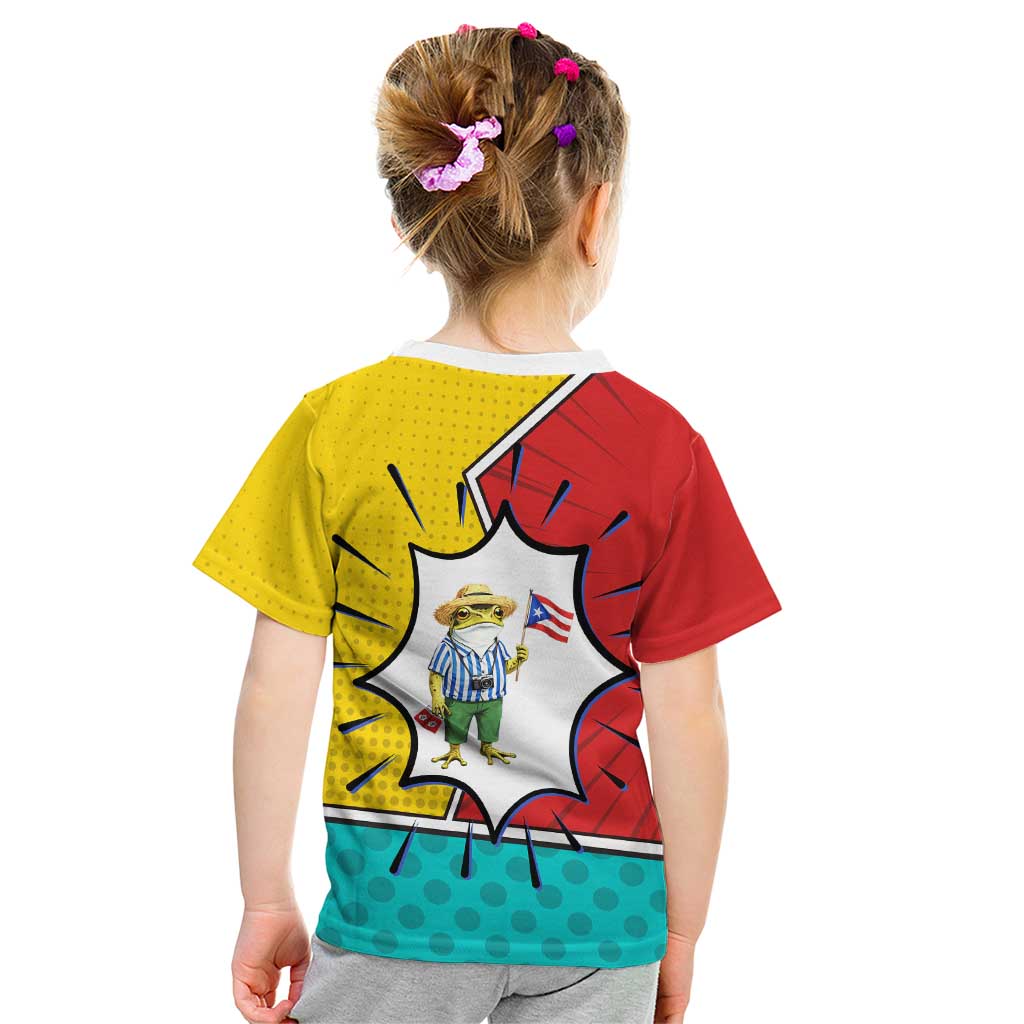 Benito Bowl Puerto Rican Frog Kid T Shirt Playful Pop‑Culture Game Day
