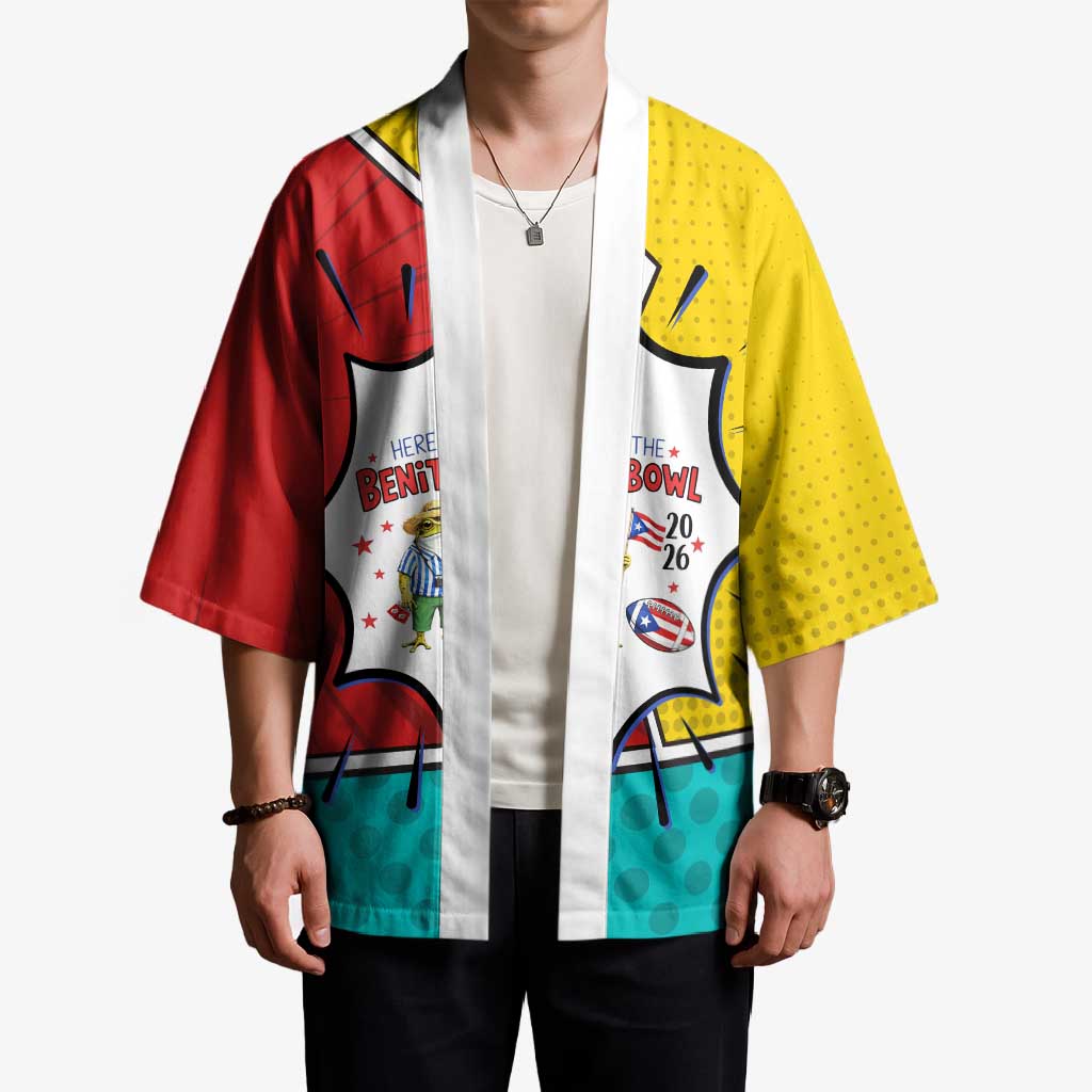 Benito Bowl Puerto Rican Frog Kimono Playful Pop‑Culture Game Day