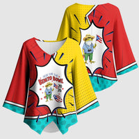 Benito Bowl Puerto Rican Frog Kimono Sleeve Blouse Playful Pop‑Culture Game Day
