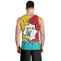Benito Bowl Puerto Rican Frog Men Tank Top Playful Pop‑Culture Game Day