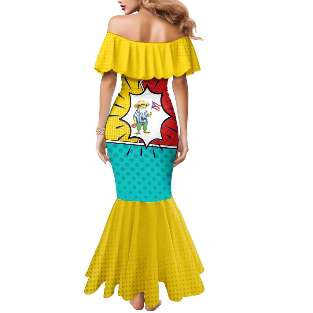 Benito Bowl Puerto Rican Frog Mermaid Dress Playful Pop‑Culture Game Day