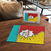 Benito Bowl Puerto Rican Frog Puzzle Playful Pop‑Culture Game Day