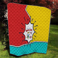 Benito Bowl Puerto Rican Frog Quilt Playful Pop‑Culture Game Day