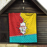 Benito Bowl Puerto Rican Frog Quilt Playful Pop‑Culture Game Day