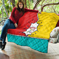 Benito Bowl Puerto Rican Frog Quilt Playful Pop‑Culture Game Day