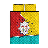 Benito Bowl Puerto Rican Frog Quilt Bed Set Playful Pop‑Culture Game Day