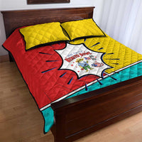 Benito Bowl Puerto Rican Frog Quilt Bed Set Playful Pop‑Culture Game Day