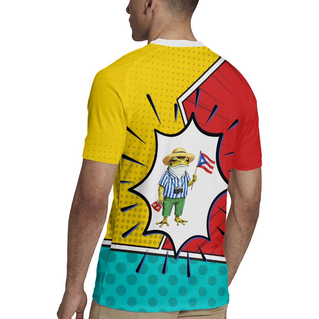 Benito Bowl Puerto Rican Frog Rugby Jersey Playful Pop‑Culture Game Day