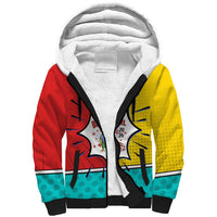 Benito Bowl Puerto Rican Frog Sherpa Hoodie Playful Pop‑Culture Game Day