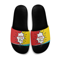 Benito Bowl Puerto Rican Frog Slide Sandals Playful Pop‑Culture Game Day