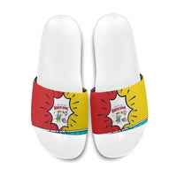 Benito Bowl Puerto Rican Frog Slide Sandals Playful Pop‑Culture Game Day