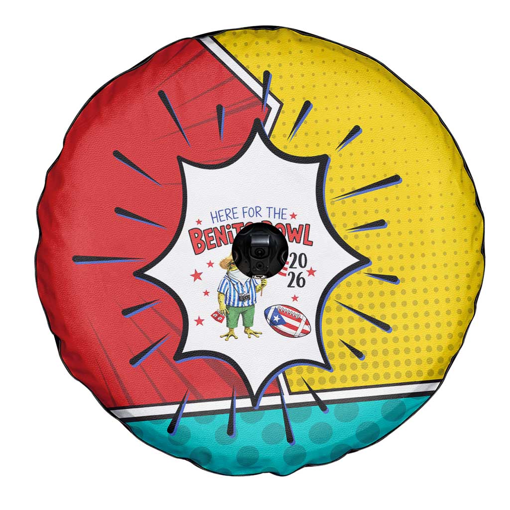 Benito Bowl Puerto Rican Frog Spare Tire Cover Playful Pop‑Culture Game Day