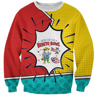 Benito Bowl Puerto Rican Frog Sweatshirt Playful Pop‑Culture Game Day