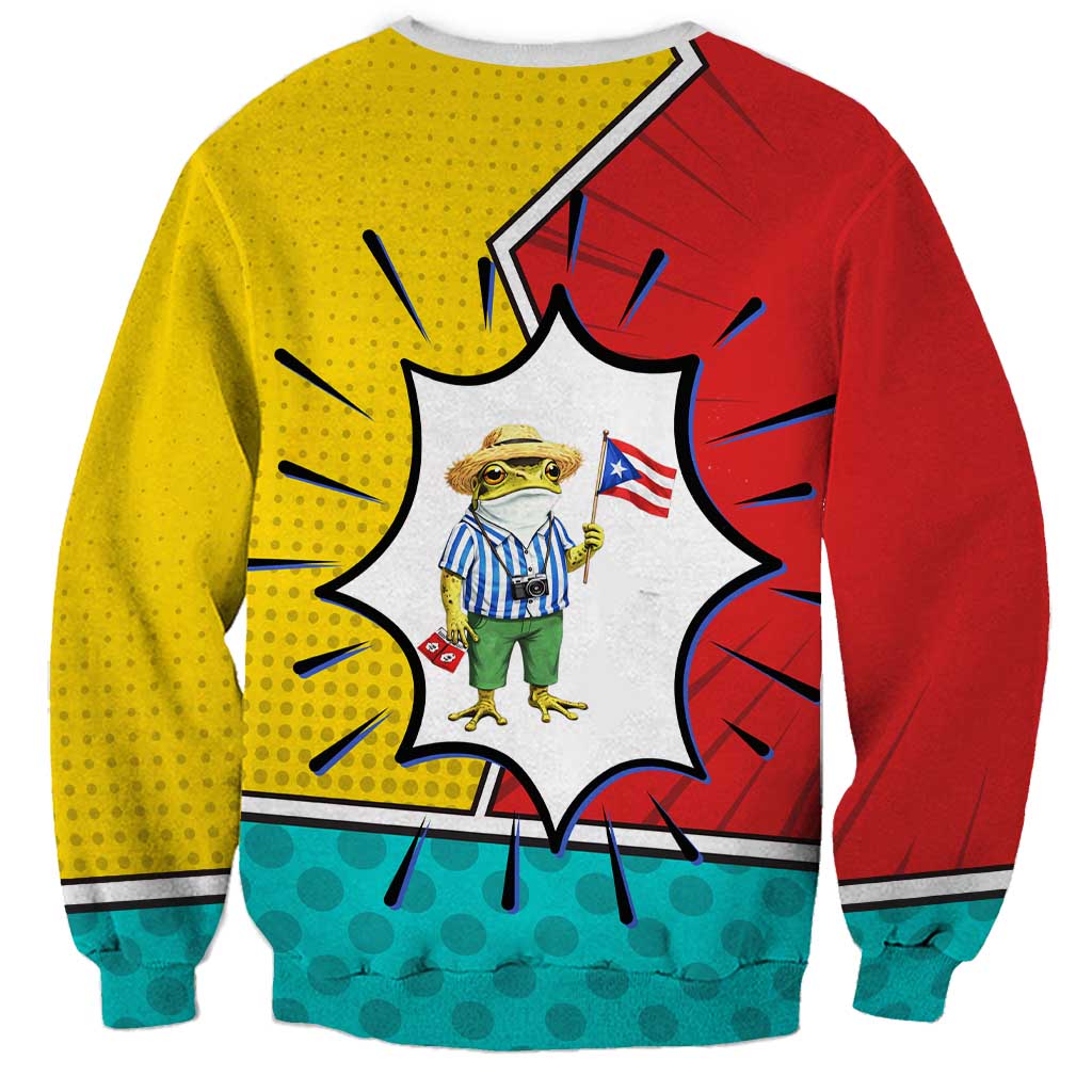 Benito Bowl Puerto Rican Frog Sweatshirt Playful Pop‑Culture Game Day